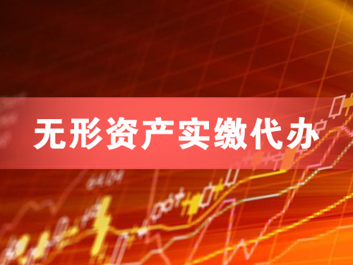 拉萨无形资产实缴资本代办